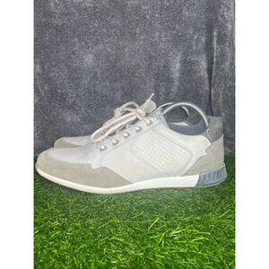 Bullboxer Men’s Casual Sneakers | Leather Upper | Gray | Size US 9